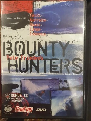 PETE FRIEDEN'S BOUNTY HUNTERS CD & DVD SURFING MOVIE 2003 SURF FILM KELLY SLATER - Image 1 of 3