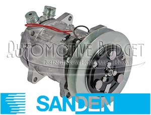 A/C Compressor w/Clutch Sanden 4747 Case Vovlo & Western Star - NEW OEM - Foto 1 di 1