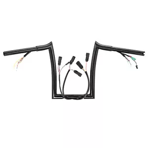 Prewired Road King Classic Ape Hanger Handlebar for 2008-2013 FLHRC 12" Black - Foto 1 di 7