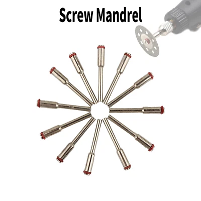 10Pcs 2.35/3mm Cut off Wheel Screw Mandrel Arbor Shank Accessories F Rotary Tool - Image 1 of 4
