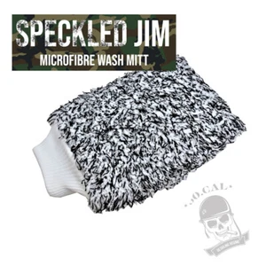 50Cal Detailing Speckled Jim Microfibre Padded Wash Mitt - Picture 1 of 1