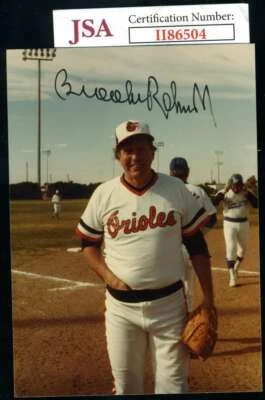 Brooks Robinson JSA Cert Hand Signed Original Photo Autograph - Image 1 of 2