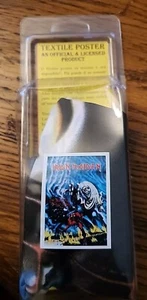 Vintage Iron Maiden Number of The Beast Tapestry BRAND NEW 75x100 CM NIP ITALY - Picture 1 of 3
