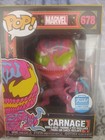 SEE DESCRIPTION Funko Pop Marvel Black Light Carnage Figurine (678)