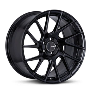 (1) 17x8 Enkei TM7 5x114.3 +45 Black Paint Wheel - Picture 1 of 2