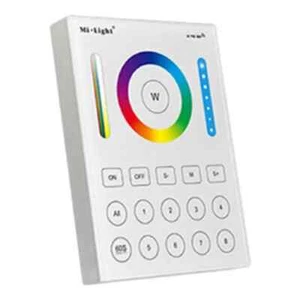 Mi-Light B8 Touch Panel 8 Zone 2.4G Interruttore a Parete Wireless RGB+CCT Strip WiFi - Foto 1 di 5