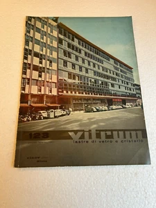 OLD VITRUM MAGAZINE 123 GLASS SLABS CRYSTAL GENN/FEBR 1961 OLD MAGAZINE - Picture 1 of 4