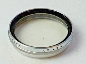 Voigtlander 49mm screw-in UV filter (317/49) - Picture 1 of 2