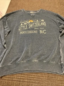 Little Switzerland NC Damen Sweatshirt - Größe L meliert blau - Bild 1 von 4