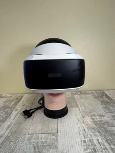 Sony Playstation 4 PS4 Playstation VR 1 Headset Only White/Black CUH-ZVR2 Tested - Picture 1 of 10