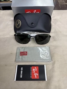 RB3254-006/61 16 130 3N UNISEX RAY-BAN SQUARE SUNGLASSES - Picture 1 of 5