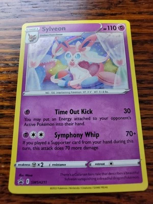NM! Sylveon SWSH211 SWSH: Sword & Shield Promo Cards Holo - Image 1 of 3