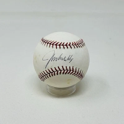 John Smoltz Autographed Signed Atlanta Braves ROML Baseball JSA COA - Image 1 of 4