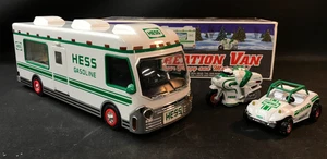 1998 Hess Recreation Van w/Dune Buggy & Motorcycle w/Orig. BOX Lights (RV) VTG! - Picture 1 of 5