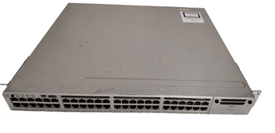 Cisco WS-C3850-48T-L Catalyst 3850 48-Port Gigabit Ethernet Managed Switch - Image 1 of 4