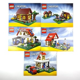 Lego Creator Lot of 2 Instruction Manuals Books Only 5766 x 2 Log Cabin 5771 x 3