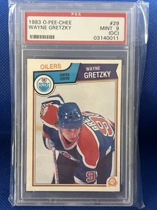 WAYNE GRETZKY 1983-84 O-Pee-Chee #29 PSA 9 (OC) OILERS THE GREAT ONE - Picture 1 of 2