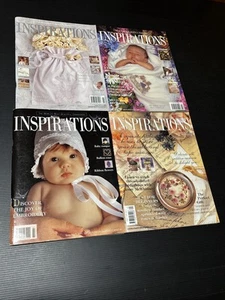 Inspirations Magazine, Lot 4 x Magazines #7, 11, 14, 35, Patterns Included, AB61 - Picture 1 of 14