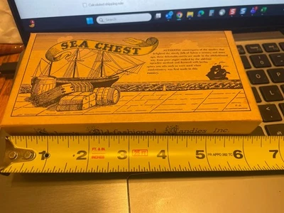 SEA CHEST Candies by Salem's Old-Fashioned Candies box Salem, Mass. Reproduction - Image 1 of 4