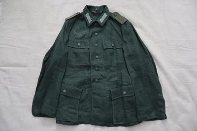 CHAQUETA UNIFORME TÚNICA HBT ORIGINAL EJÉRCITO ALEMÁN SEGUNDA GUERRA MUNDIAL Foto 1 de 4