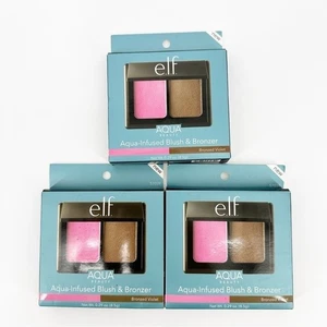 3 - ELF Aqua Infused Blush & Bronzer Bronzed Violet - Picture 1 of 2