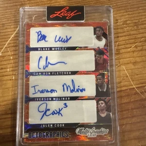 Leaf Octographics Schifino, Spear, Hawkins, Moore, Wesley, Fletcher, Molinar, Et - Picture 1 of 2