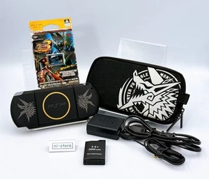 Sony PSP-3000 Console Monster Hunter 3rd Limited Region Free w/Pouch, 4GB - Mint - Picture 1 of 24