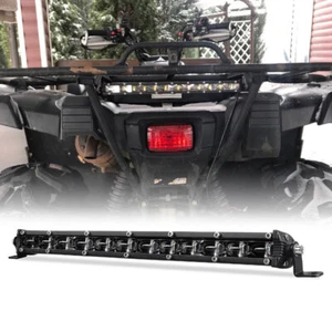 Barra de luces LED de trabajo de conducción de 13 pulgadas 60 W lámpara antiniebla todoterreno punto de inundación delgado ATV SUV UTV - Imagen 1 de 12