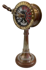 18" Maritime Brass Ship Order Engine Working Telegraph/Nautical Marine Telegrap - Picture 1 of 4