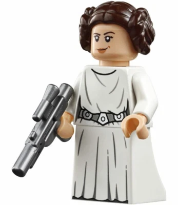 LEGO Star Wars Princesa Leia Organa Minifigura Vestido Blanco 75244 ¡SELLADO EN BOLSA! Foto 1 de 3