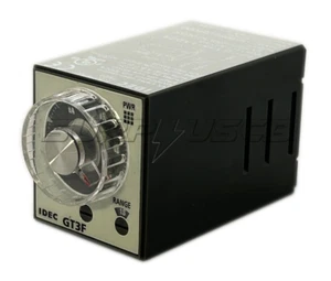 Temporizador electrónico IDEC GT3F-1AD24, desactivado, 8 pines, 24 VCA/VDC, 5 amperios, SPDT - Imagen 1 de 5