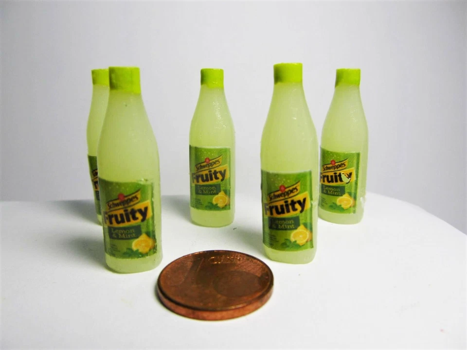 SMILETIGGERS MINIATUREN *~ * 1 Flasche Schwepes Fruity ,Handarbeit 1 *~*