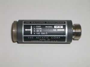 ASTATIC LT6 MICROPHONE MATCHING LINE TRANSFORMER - Picture 1 of 4