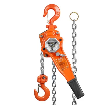 VEVOR Lever Block Chain Hoist G80 Ratchet Hoist 1650lb Capacity 10ft Lifter