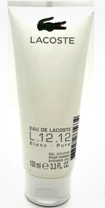 LACOSTE EAU DE LACOSTE L.12.12 BLANC-PURE WHITE SHOWER GEL 3.3 Oz / 100 ml NEW! - Picture 1 of 1