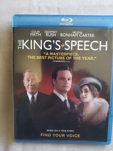 The King's Speech Blu-ray Colin Firth Helena Bonham Carter Like New Cond Oscar - Foto 1 di 9