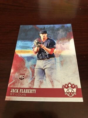 2018 Panini Diamond Kings #124 Jack Flaherty RC  SP St. Louis Cardinals *Mint* - Image 1 of 2