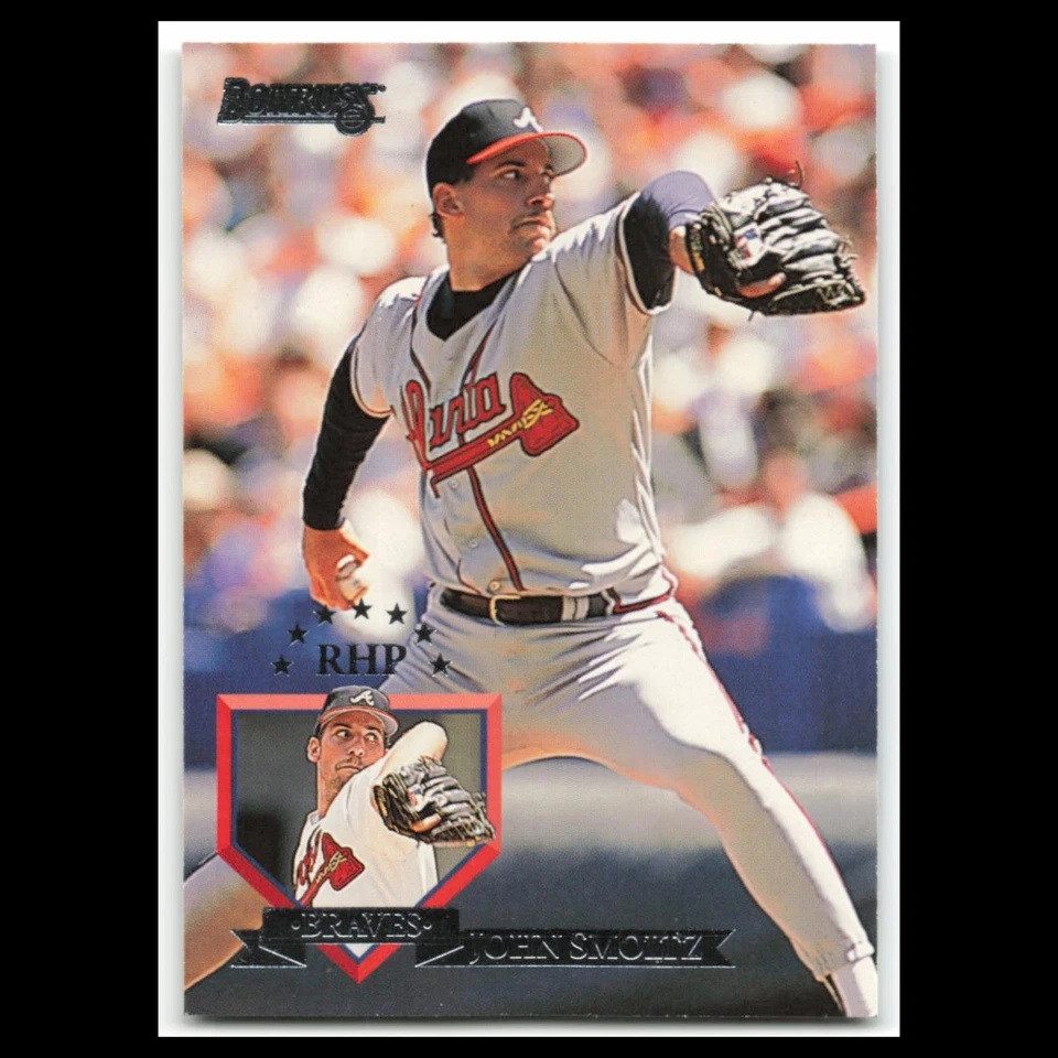 John Smoltz #461 1995 Donruss Atlanta Braves Baseball Card MLB NM - Image 1 of 3