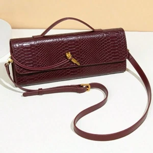 European And American Fashion Crocodile Clap Clutch Bag-Huge discounts - Picture 1 of 31