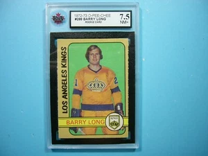 1972/73 O-PEE-CHEE NHL HOCKEY CARD #288 BARRY LONG ROOKIE KSA 7.5 NM+ SHARP+ OPC - Picture 1 of 2