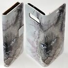 For Samsung Galaxy Series Phone Cover - Blue Eyes Cat Sketch Portrait FC12