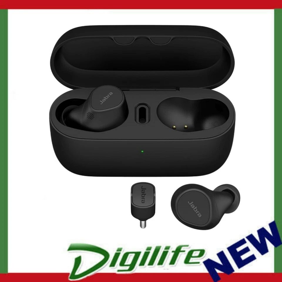 Jabra, Evolve2, Buds, UC, USB-A, Professional, Pocketable Calls.True Wireless Ea - image 1 of 1