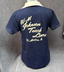 Vintage King Louie Bowling Shirt Damen mit Namen Polyester Größe 36 " - Bild 1 von 6