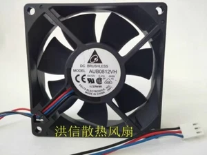 Delta AUB0812VH DC12V 0.41A 80*25MM 3-Pin PWM Cooling Fan - Picture 1 of 3