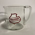 Falstaff Beer Rare Vintage Glass 64 oz Oval Oblong Pitcher St. Louis