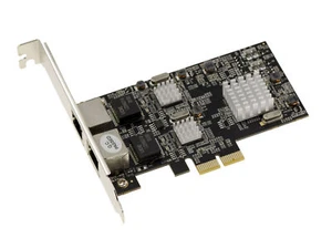 PCIe réseau Dual LAN ETHERNET 10 100 1000 2500 1G 2.5G 2 ports RJ45 RTL8125 - Photo 1/3