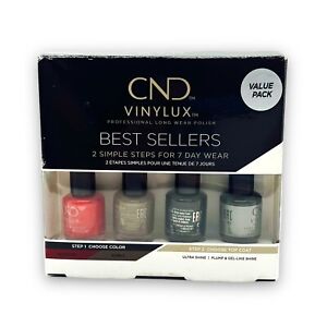 CND VINYLUX Professional Long Wear Polish Value Pack BEST SELLERS COLLECTION New