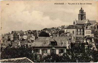 CPA Pontoise Vue Prise De La Rue Du Chateau FRANCE (1332645) • 6.38€