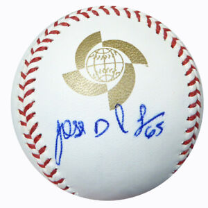 Jose De Leon Autographed 2013 WBC Baseball Los Angeles Dodgers Beckett #B26663