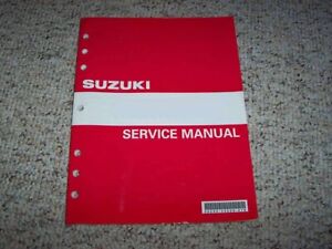 2009 Suzuki DR-Z400 Motorcycle Shop Service Repair Manual